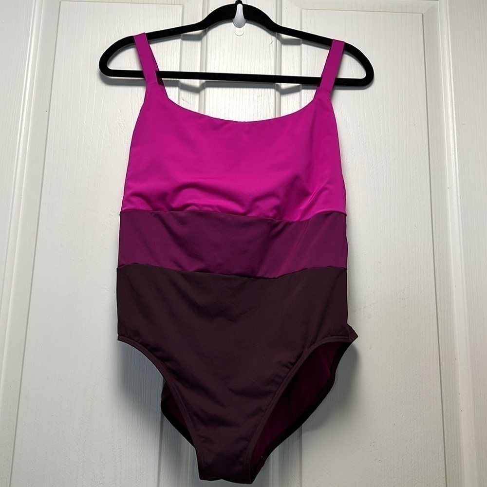 ATHLETA Coastline One Piece Swimsuit Sz Large